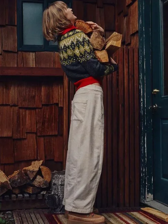 Anthropologie The Izzie Relaxed Pull-On Barrel Pants by Pilcro: Corduroy Edition - Picture 4 of 5